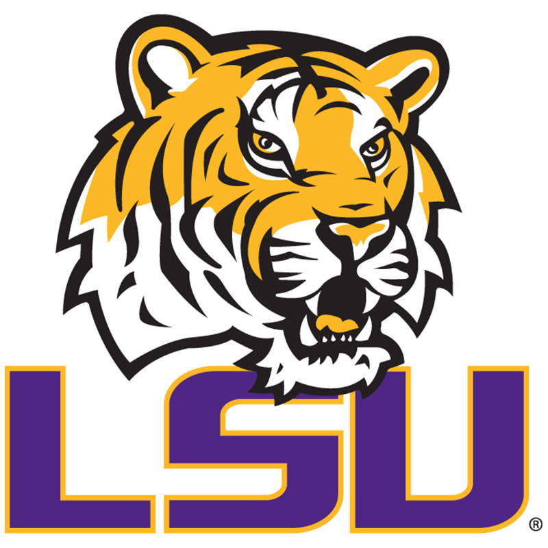 LSU Tigers iron ons